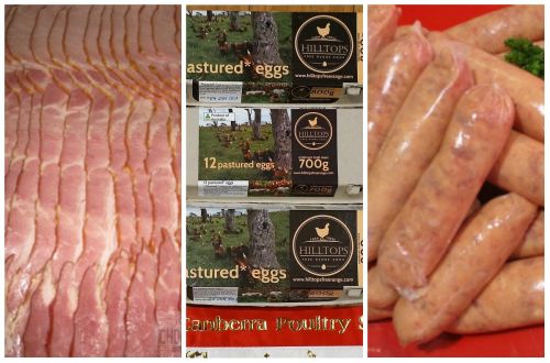 $40 Pack -1x15 pack Eggs, 1kgBacon and 1kgSausages Breakfast Pack