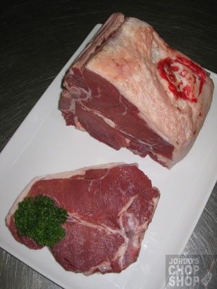Grass-fed dry-aged t-bone steak